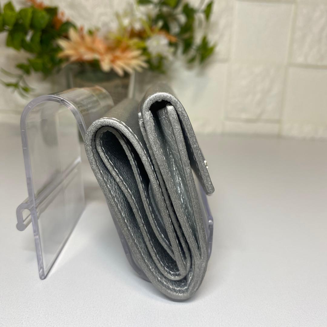 超美品 LOUIS VUITTON ロックミニ シルバー 財布 ミニウォレット