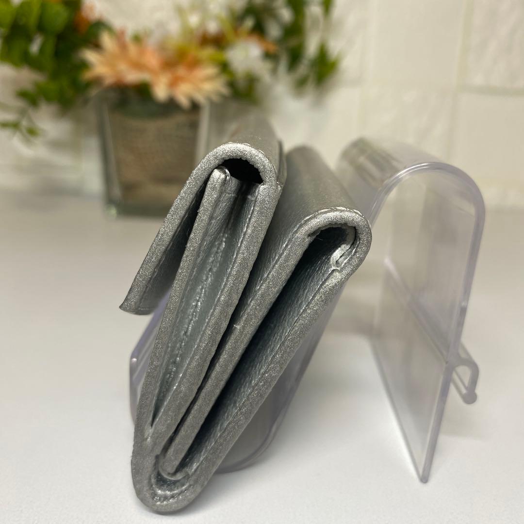 超美品 LOUIS VUITTON ロックミニ シルバー 財布 ミニウォレット