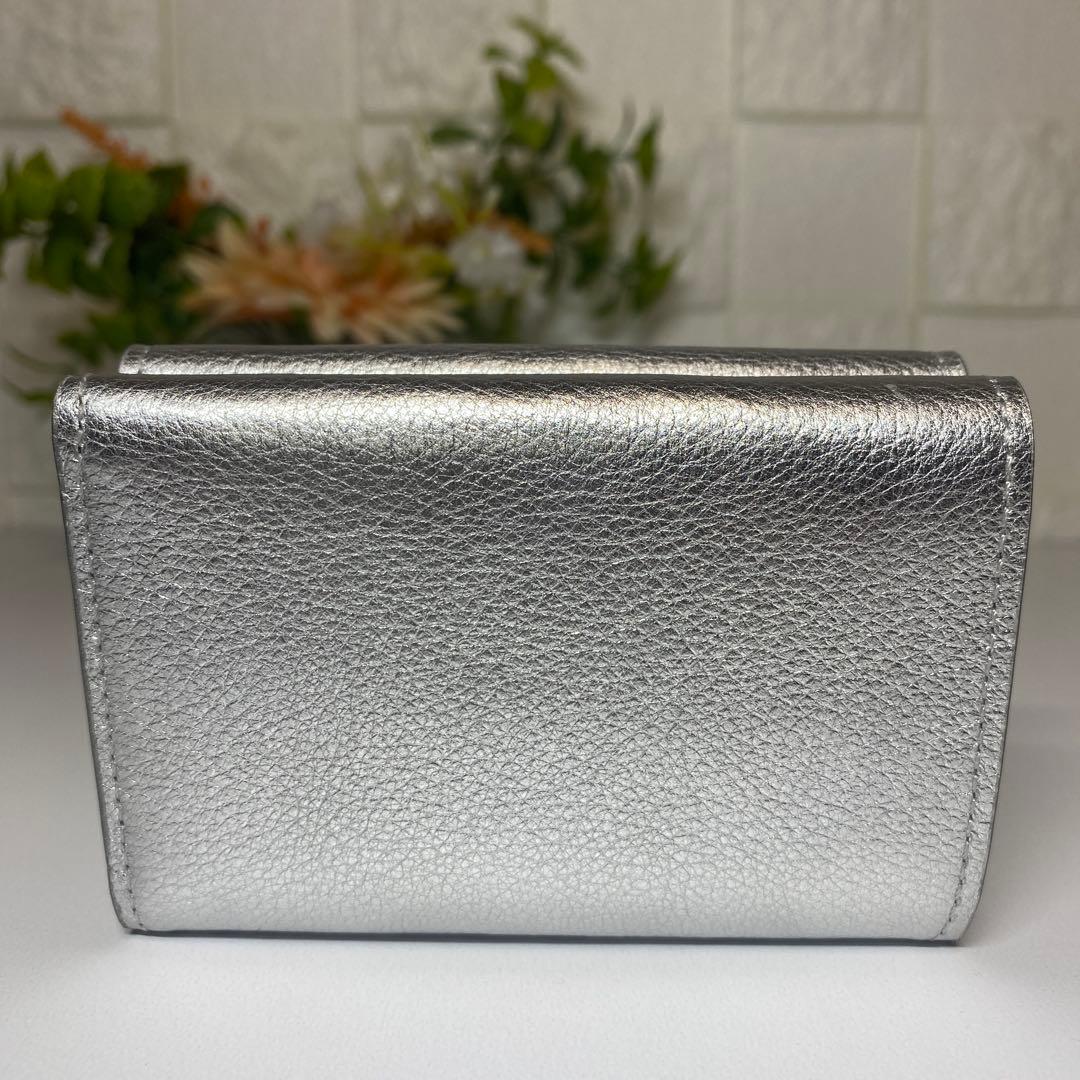 超美品 LOUIS VUITTON ロックミニ シルバー 財布 ミニウォレット