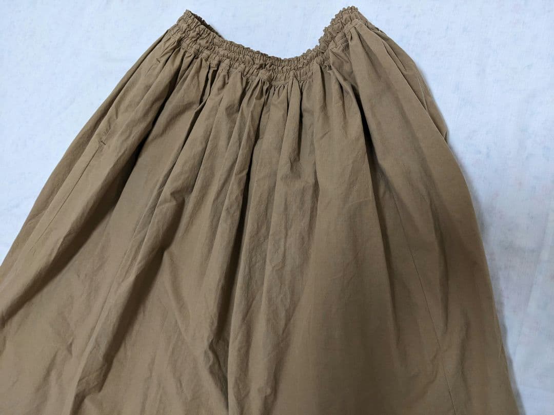 HUIS. ハウスU402-0239 遠州織物ダウンプルーフコットンスカート