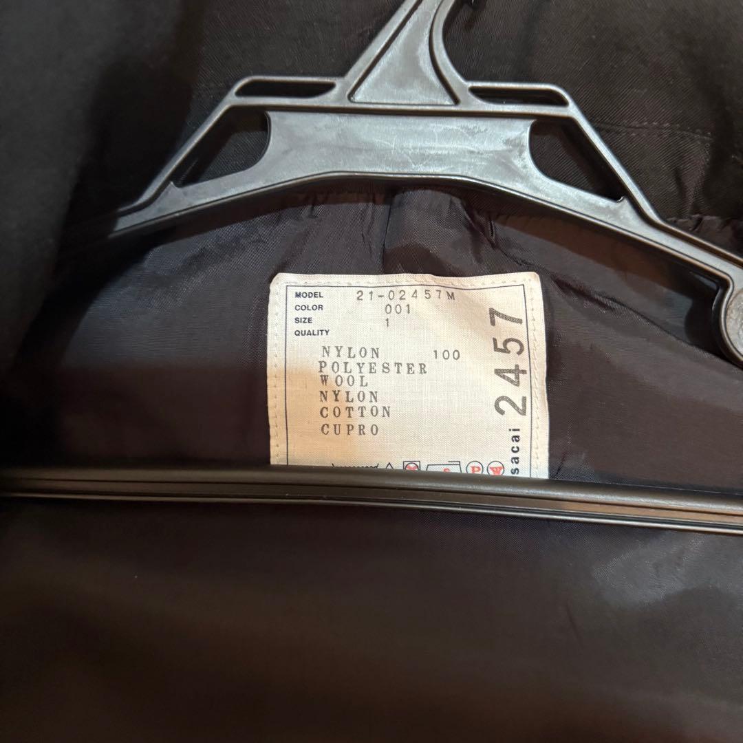 カエル sacai ドッキング ブルゾン ジャケット 再構築 MA-1