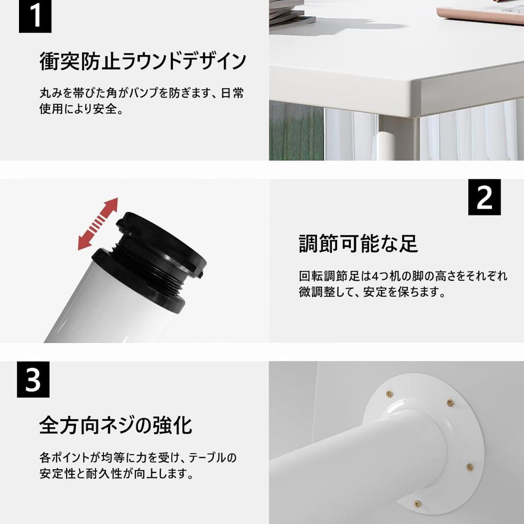 デスク 机 パソコンデスク 幅100cm 勉強机 ゲーミングデスク 作業 化粧台