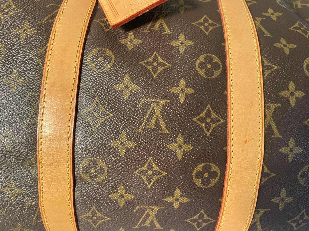Louis Vuitton ボストンバッグ ブラウン　キーポール