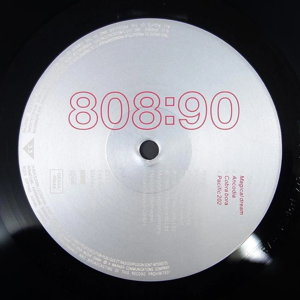 808 State　90(Ninety) ZTT2　LP サイン入？ 送料無料