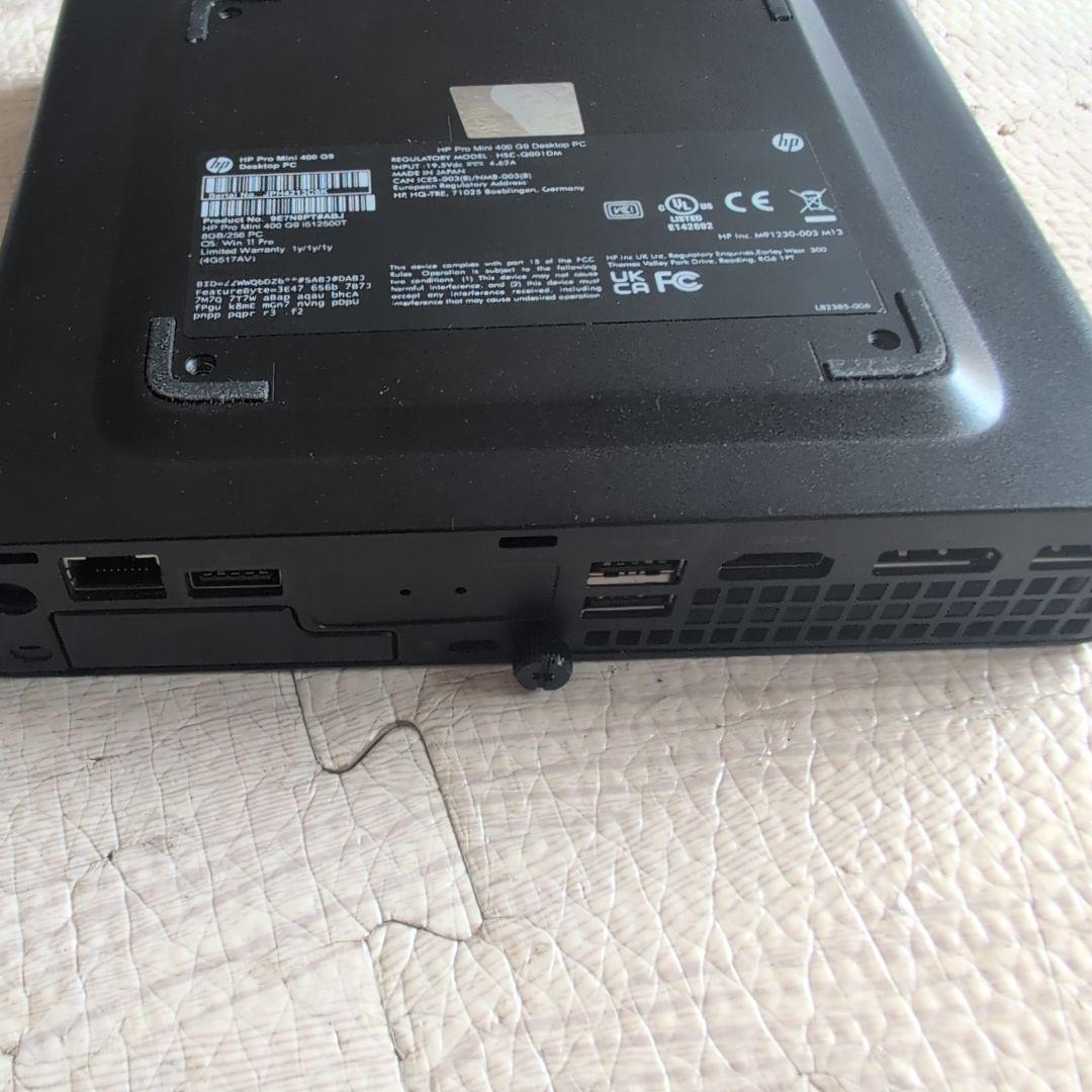 Windowsデスクトップ HP Pro Mini 400 G9