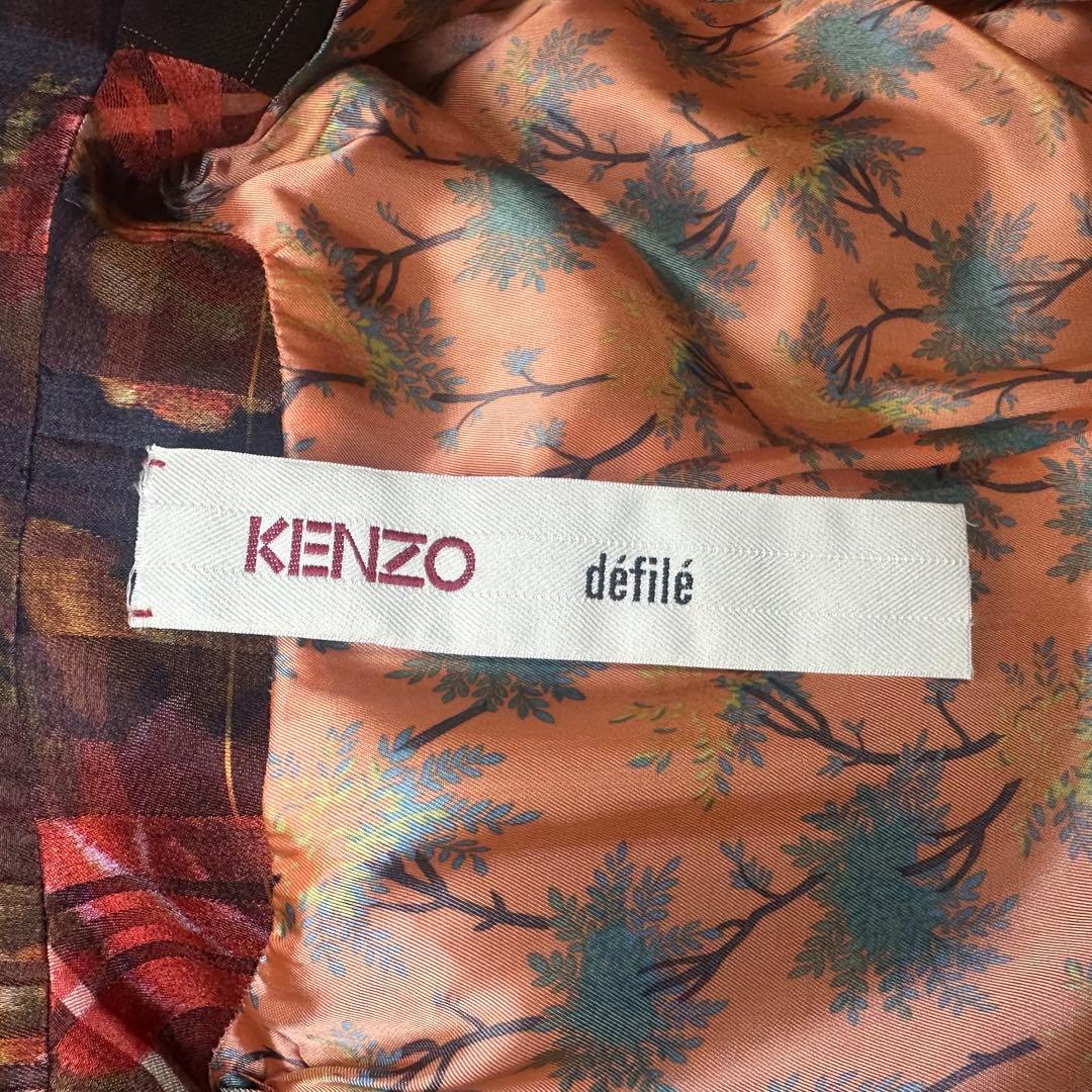 ✨00sアーカイブ✨KENZO ケンゾー ピンストライプビジュー装飾ブレザー
