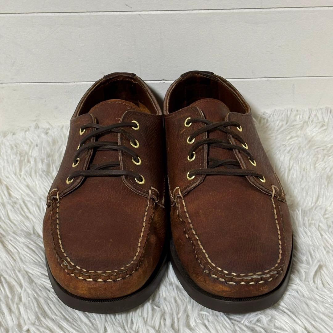 美品✨RANCOURT&Co.ランコート　レンジャーモカシン　レースアップ 茶色