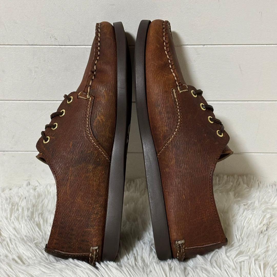 美品✨RANCOURT&Co.ランコート　レンジャーモカシン　レースアップ 茶色