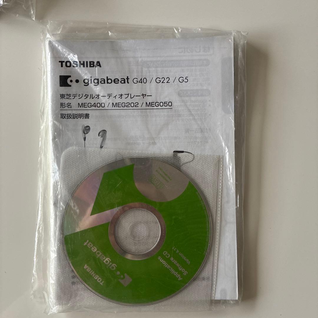 TOSHIBA gigabeat G40 40GB デジタルオーディオプレーヤー