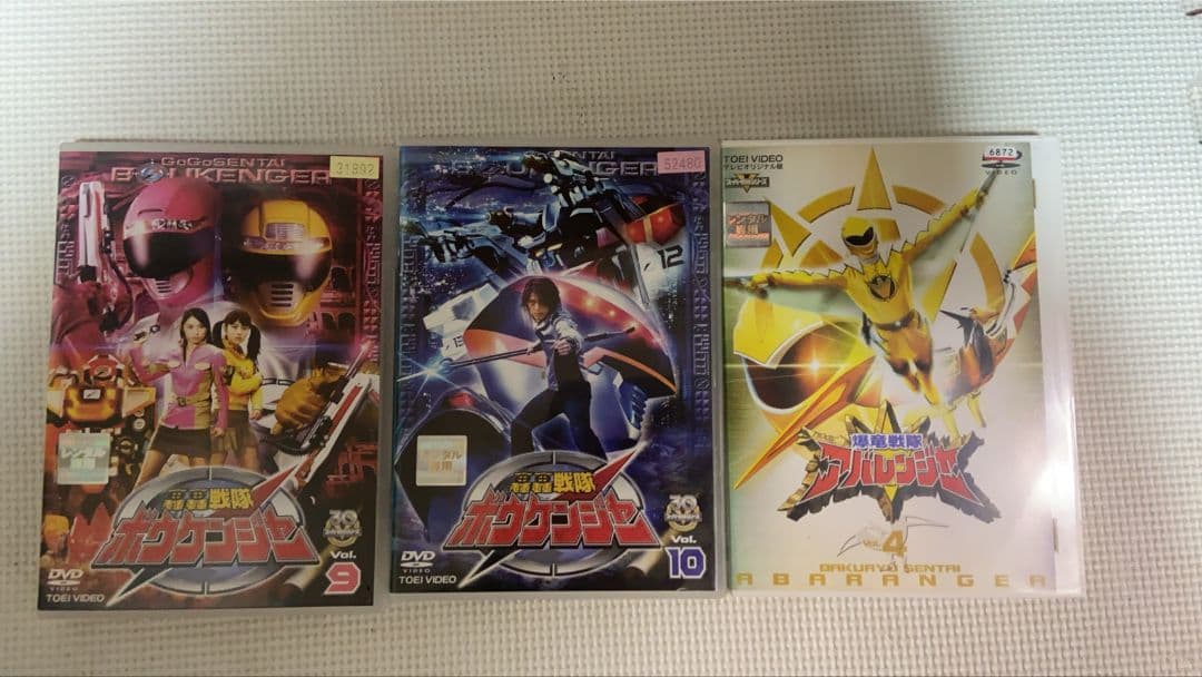 ゴマ　戦隊もの　レンタルアップ　DVD　22点　まとめ大量セット
