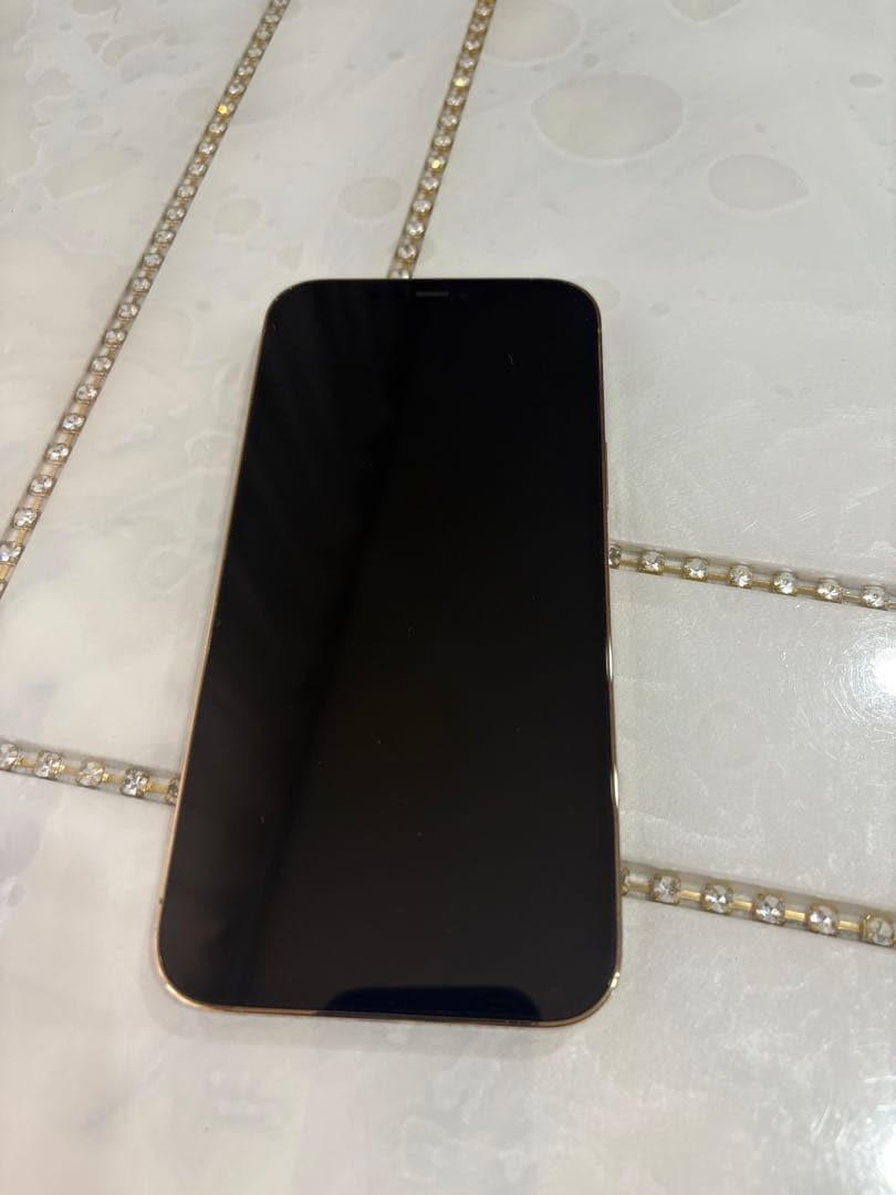 【美品】Apple iPhone 12ProMAX 256GB ゴールド