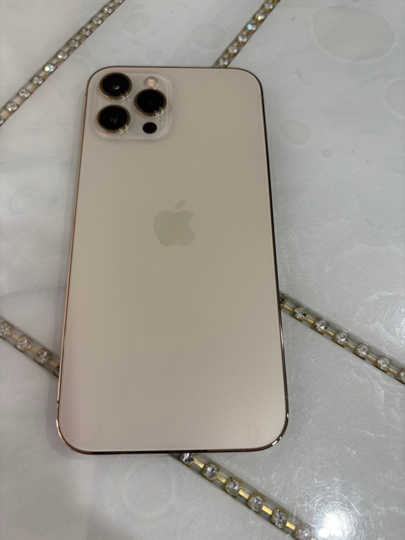 【美品】Apple iPhone 12ProMAX 256GB ゴールド