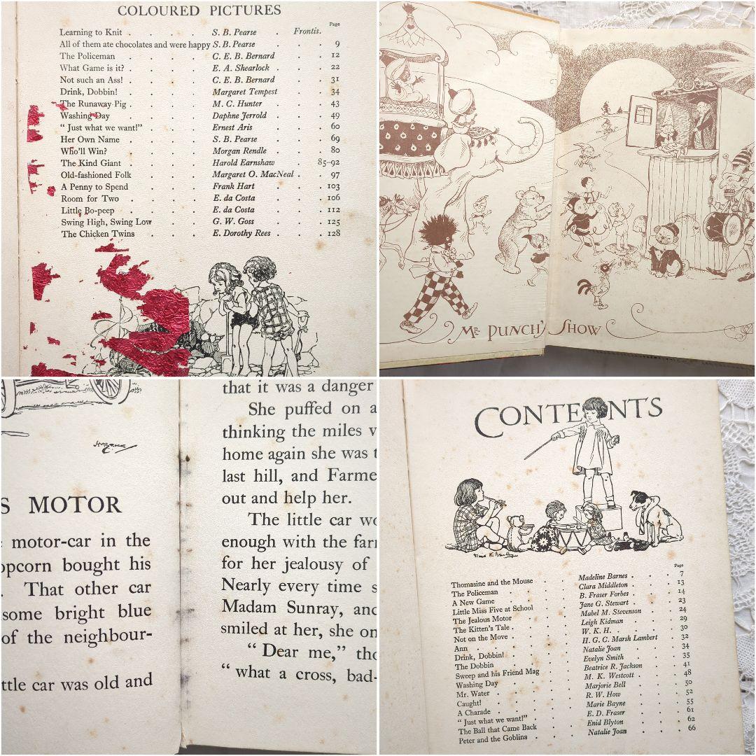 稀少1930イギリス ヴィンテージ絵本 児童書 洋書ヴィクトリアン アンティーク