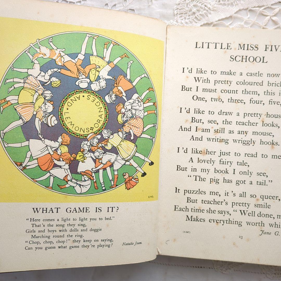 稀少1930イギリス ヴィンテージ絵本 児童書 洋書ヴィクトリアン アンティーク