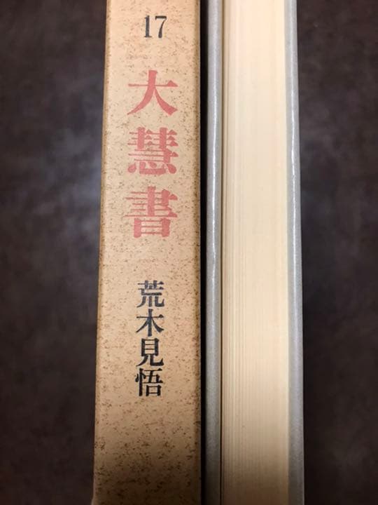 禅の語録 17 大慧書　荒木見悟　付録完備　未読極美