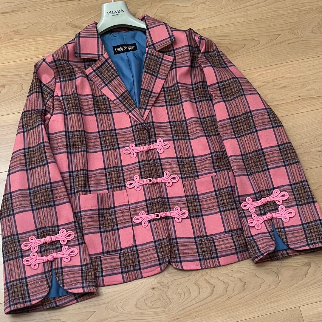Candy Stripper CHINA TAILORED ジャケットピンク