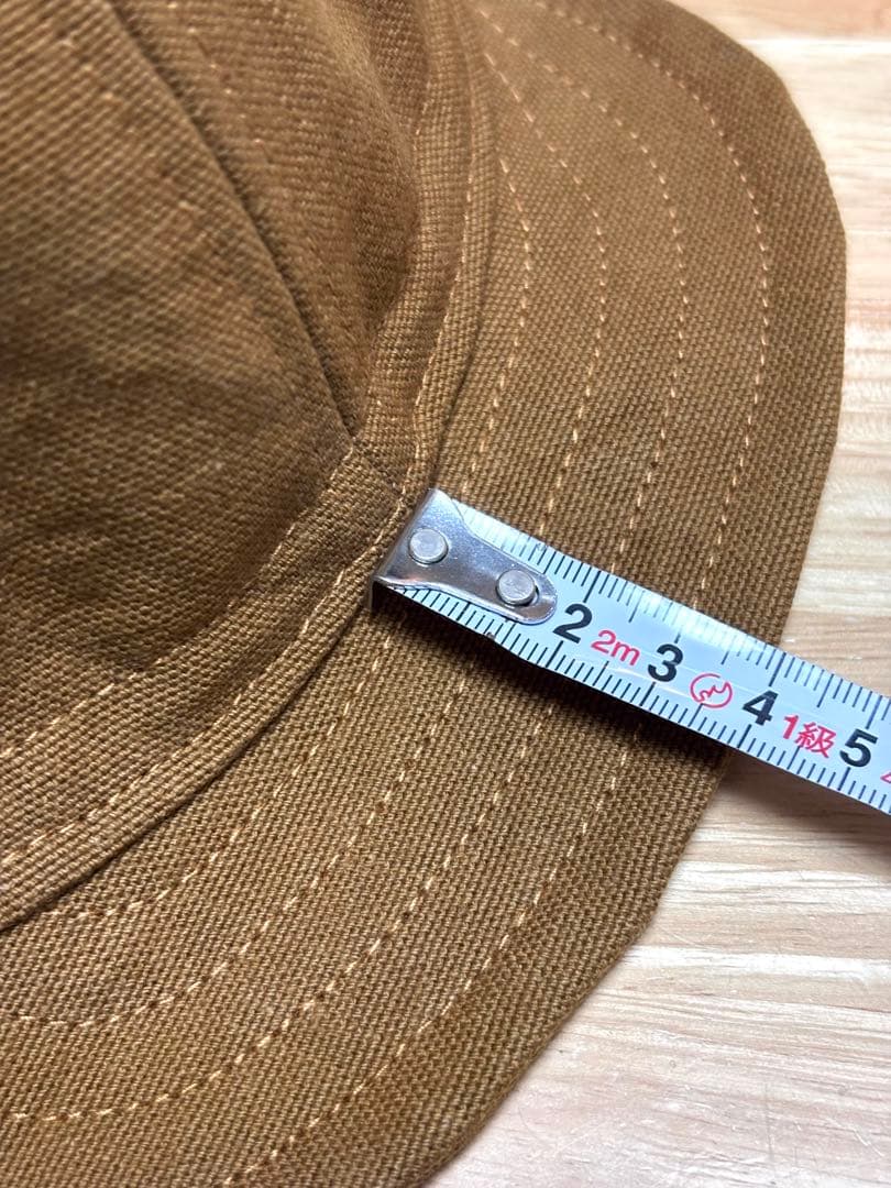 60cm 岡山産　11ozセルヴィッチダック生地アンパイアキャップ