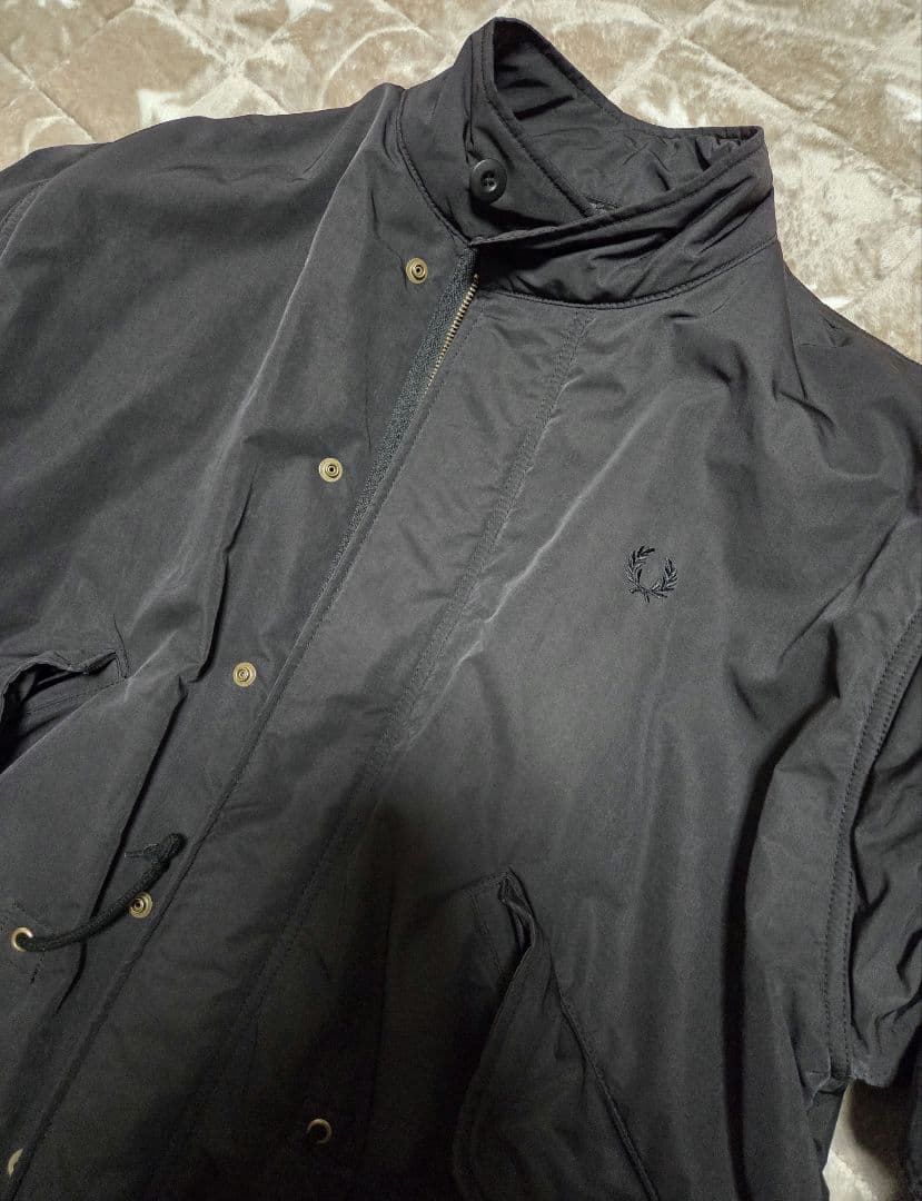 FRED PERRY　フレッドペリー　モッズコート　ブラック