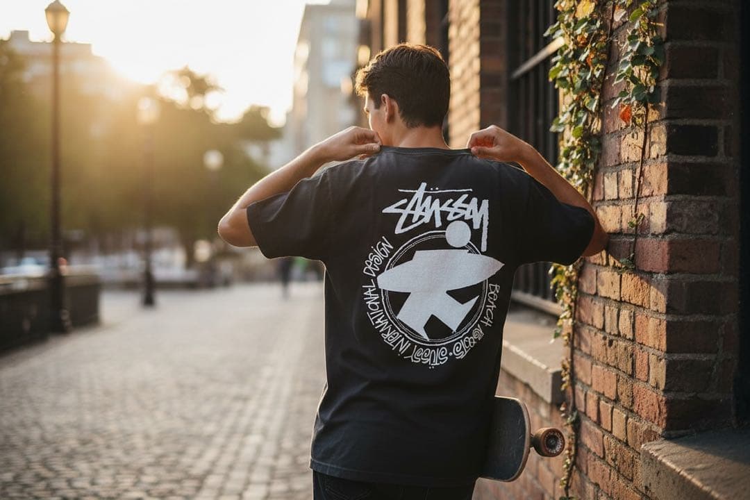 90s USA製 Stussy Tシャツ L 黒 ビンテージ オールド