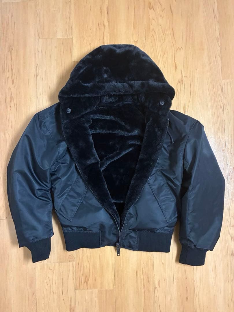 ZARA リバーシブルフェイクファーボンバージャケット　S 完売品