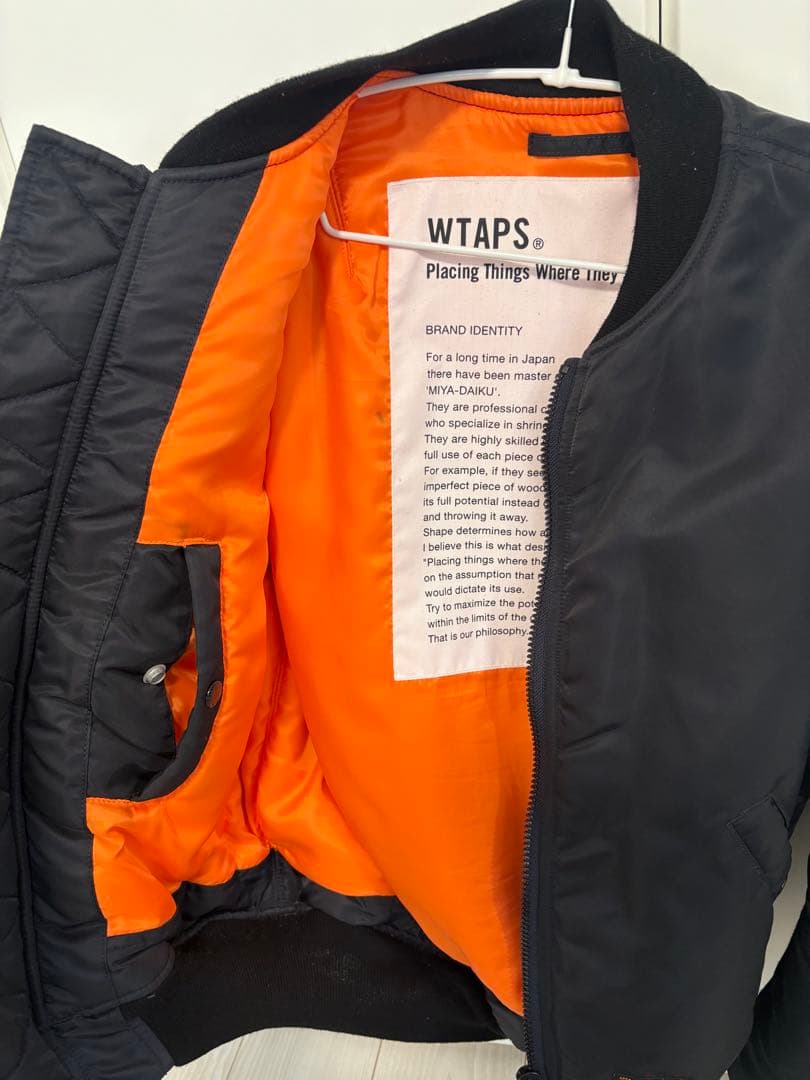 【激レア】WTAPS MA-1 フライトジャケット (アーカイブの名作)