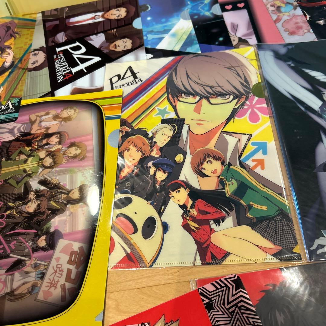 レア　ペルソナ4 ペルソナ5 クリアファイル　まとめ売り