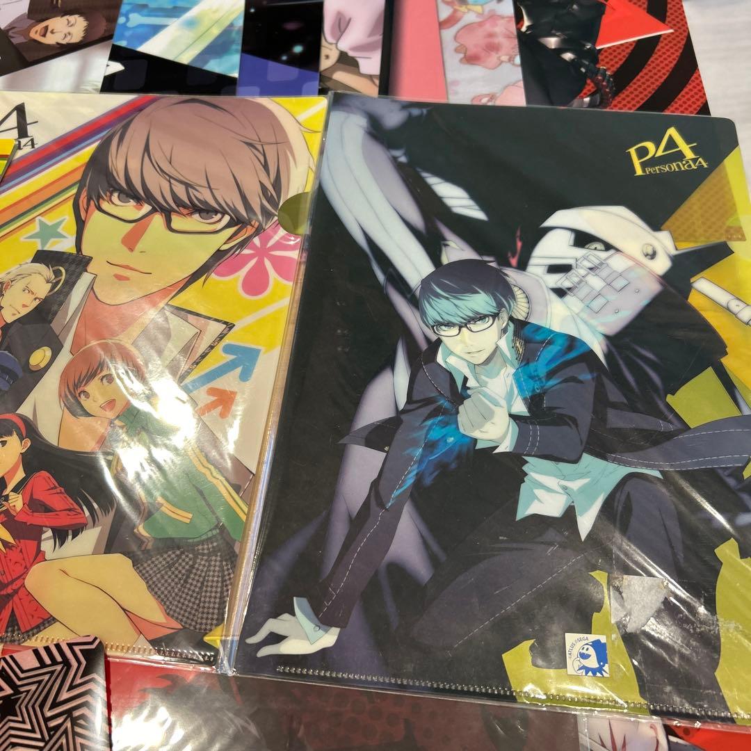 レア　ペルソナ4 ペルソナ5 クリアファイル　まとめ売り
