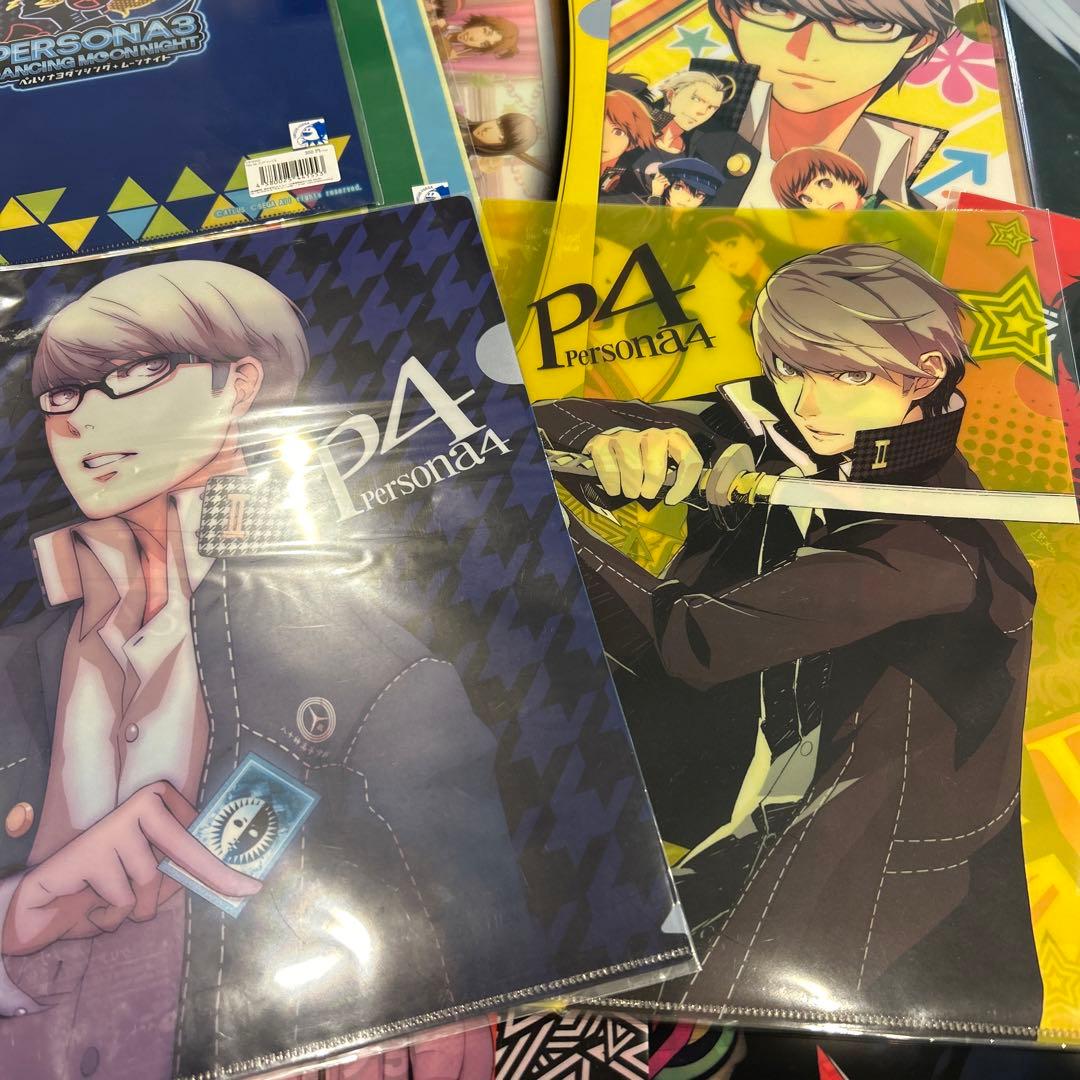レア　ペルソナ4 ペルソナ5 クリアファイル　まとめ売り