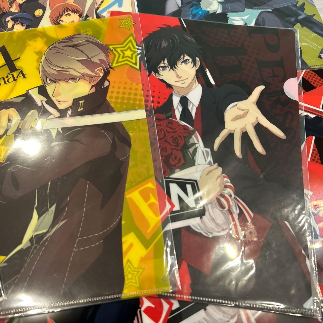 レア　ペルソナ4 ペルソナ5 クリアファイル　まとめ売り