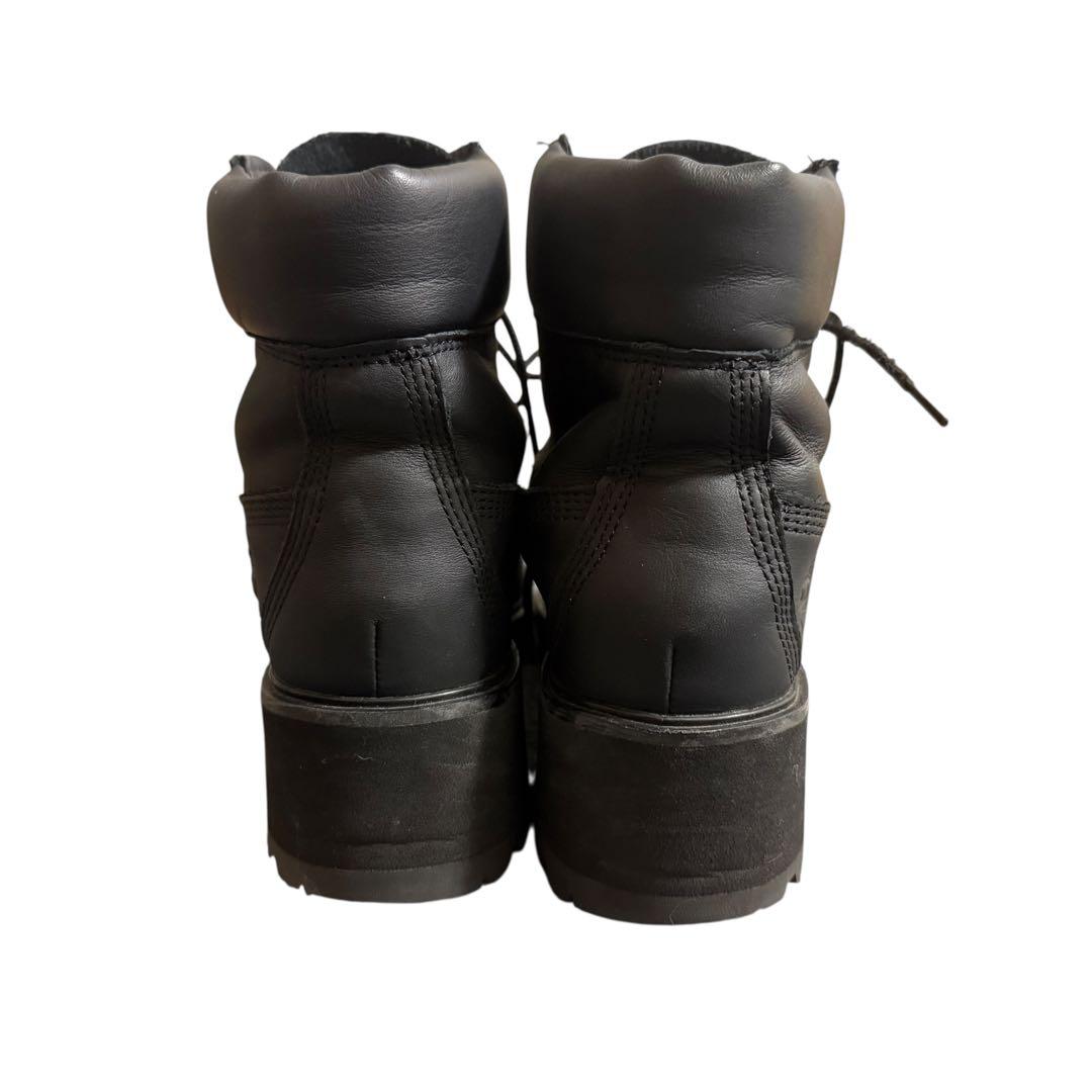【美品】Timberland ブラック ハイカットブーツ レースアップ 23.5