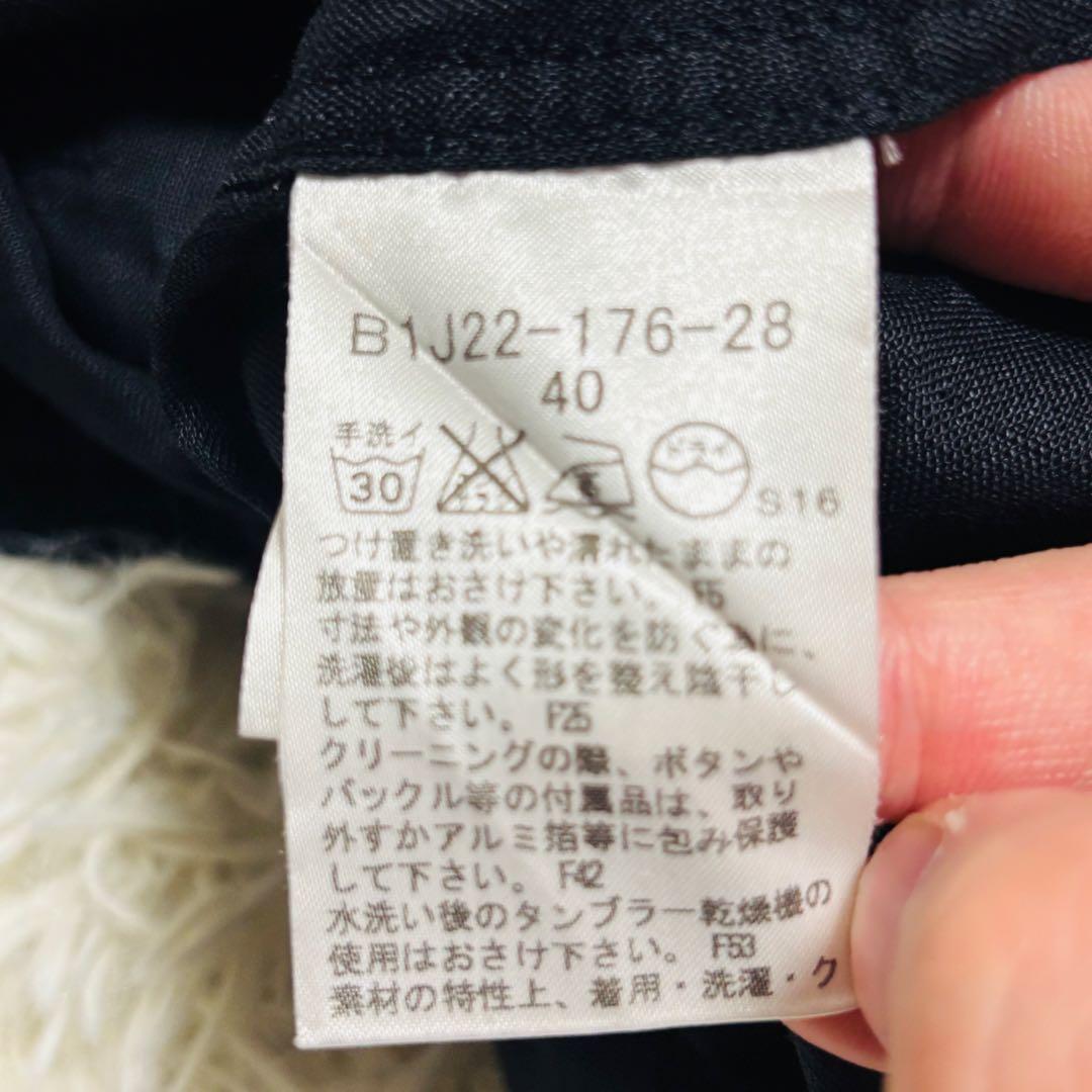 希少◎ バーバリーロンドン シャツワンピース ノバチェック 麻 黒 40