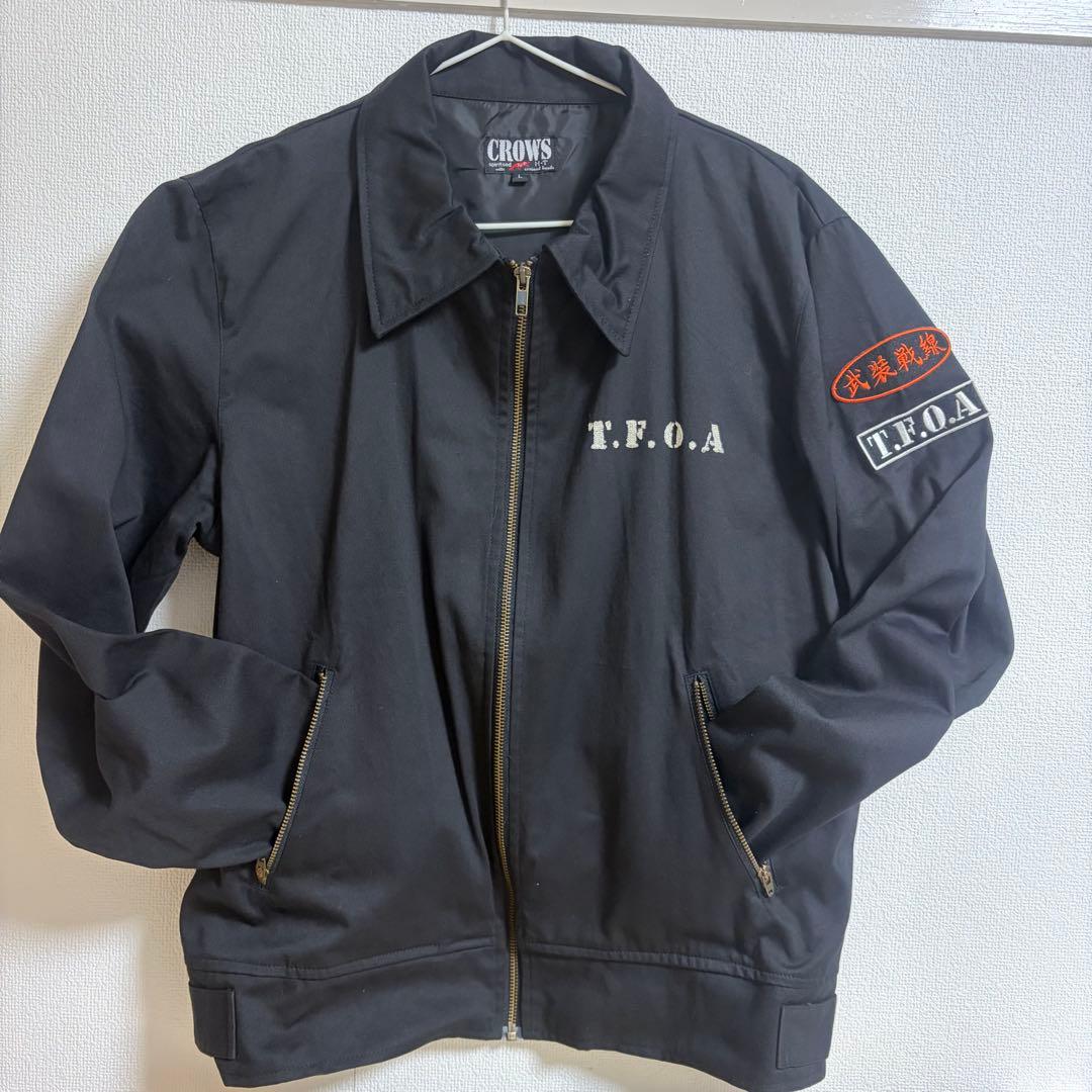 希少 クローズ 武装戦線 TFOA 刺繍 シャツ L 当時物 日本限定 美品
