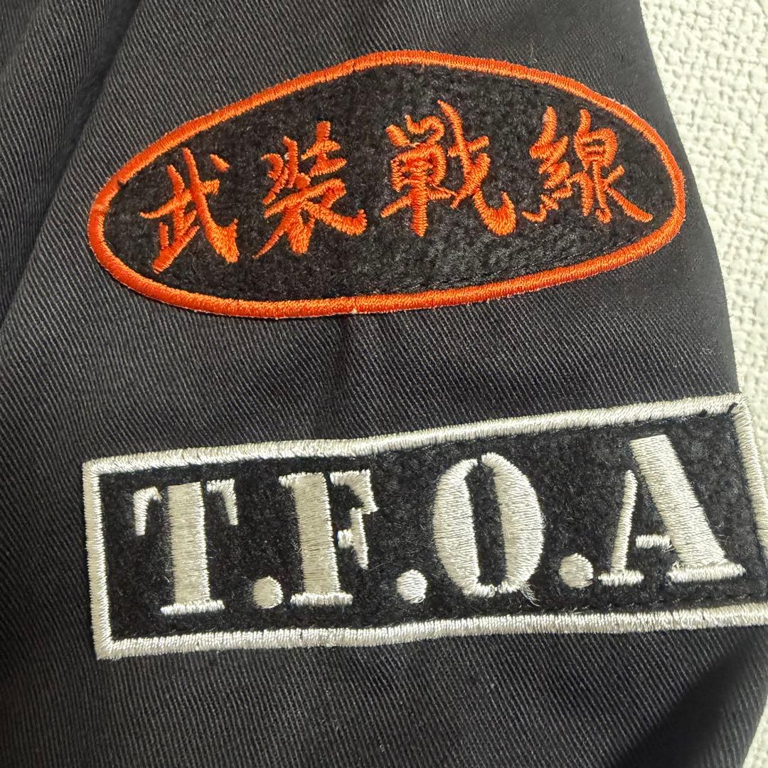 希少 クローズ 武装戦線 TFOA 刺繍 シャツ L 当時物 日本限定 美品