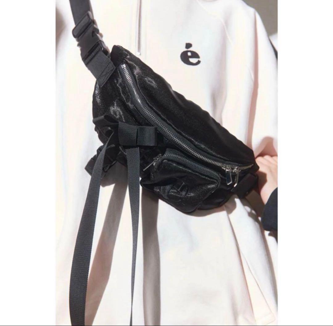 epine é ribbon satin 2way body bag