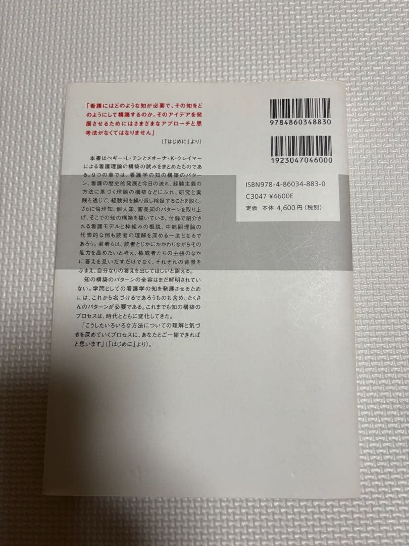 チン&クレイマー・看護学の総合的な知の構築に向けて