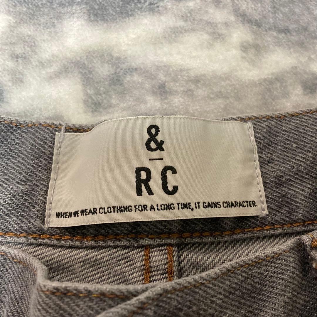 Curensology 〈&RC〉ユーズドカーヴィーデニムパンツ　ダメージ　38