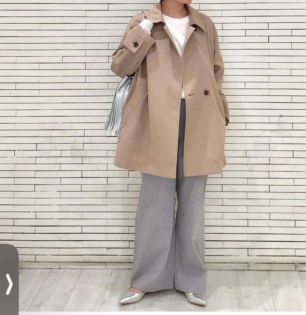 新品！グリーンレーベルリラクシング⭐︎テントライン ミドル コート 撥水 ベージュ