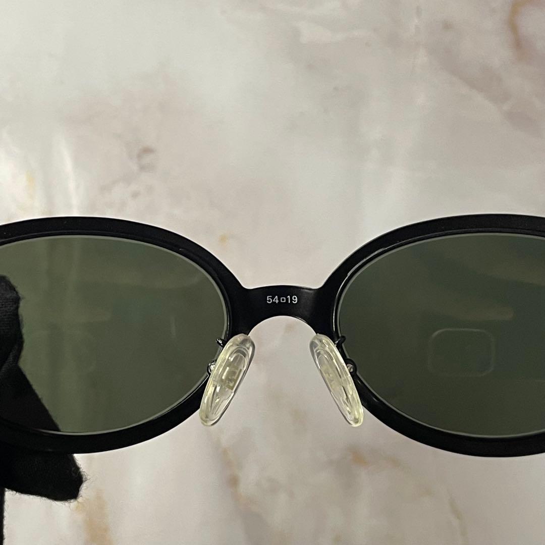 fendi オーバル y2k ブラック モード archive サングラス