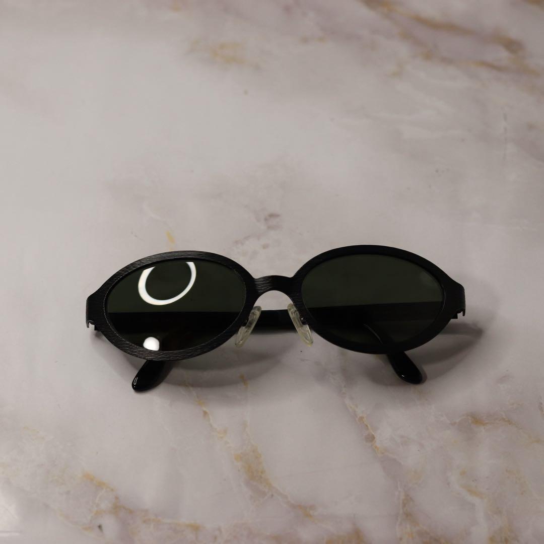 fendi オーバル y2k ブラック モード archive サングラス