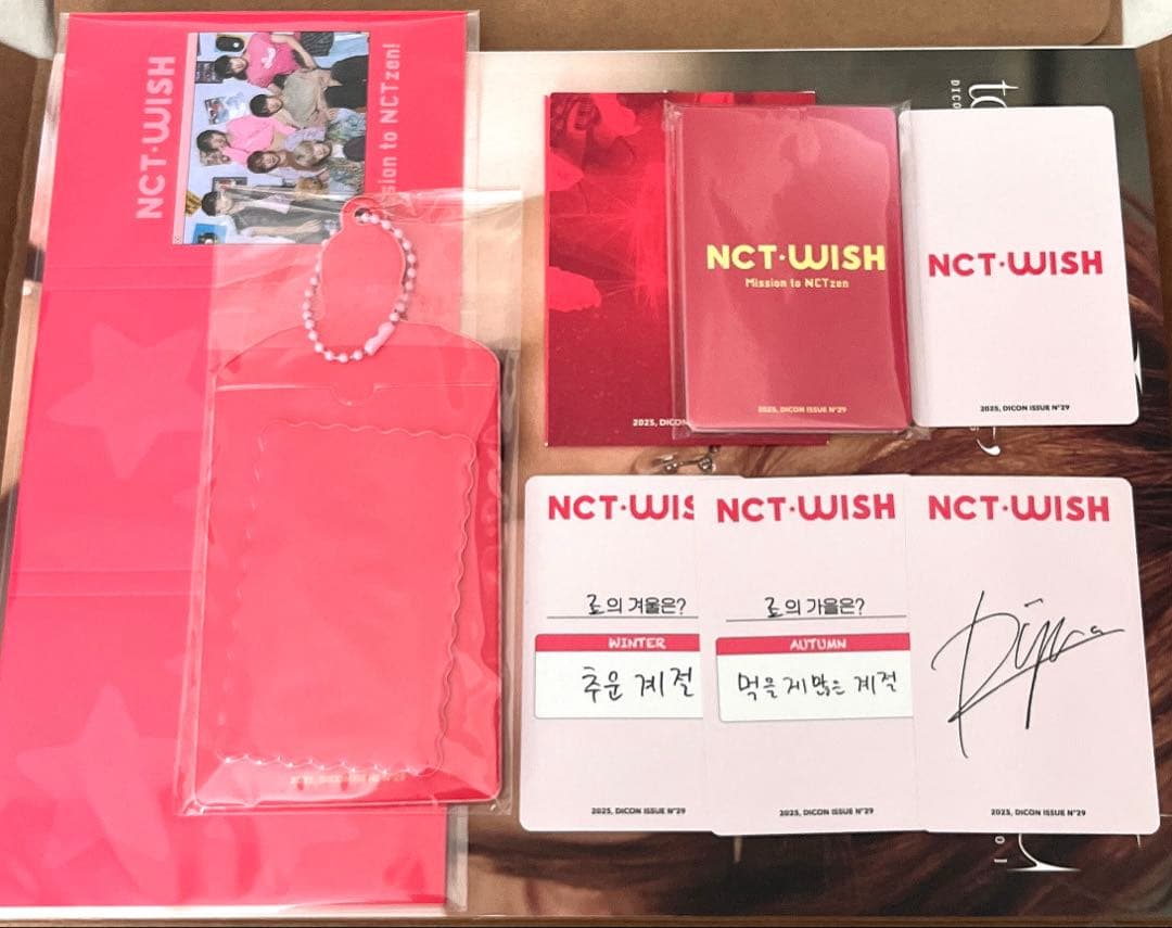 nctwish リョウ dicon トレカ 写真集 フォトブック トレカケース
