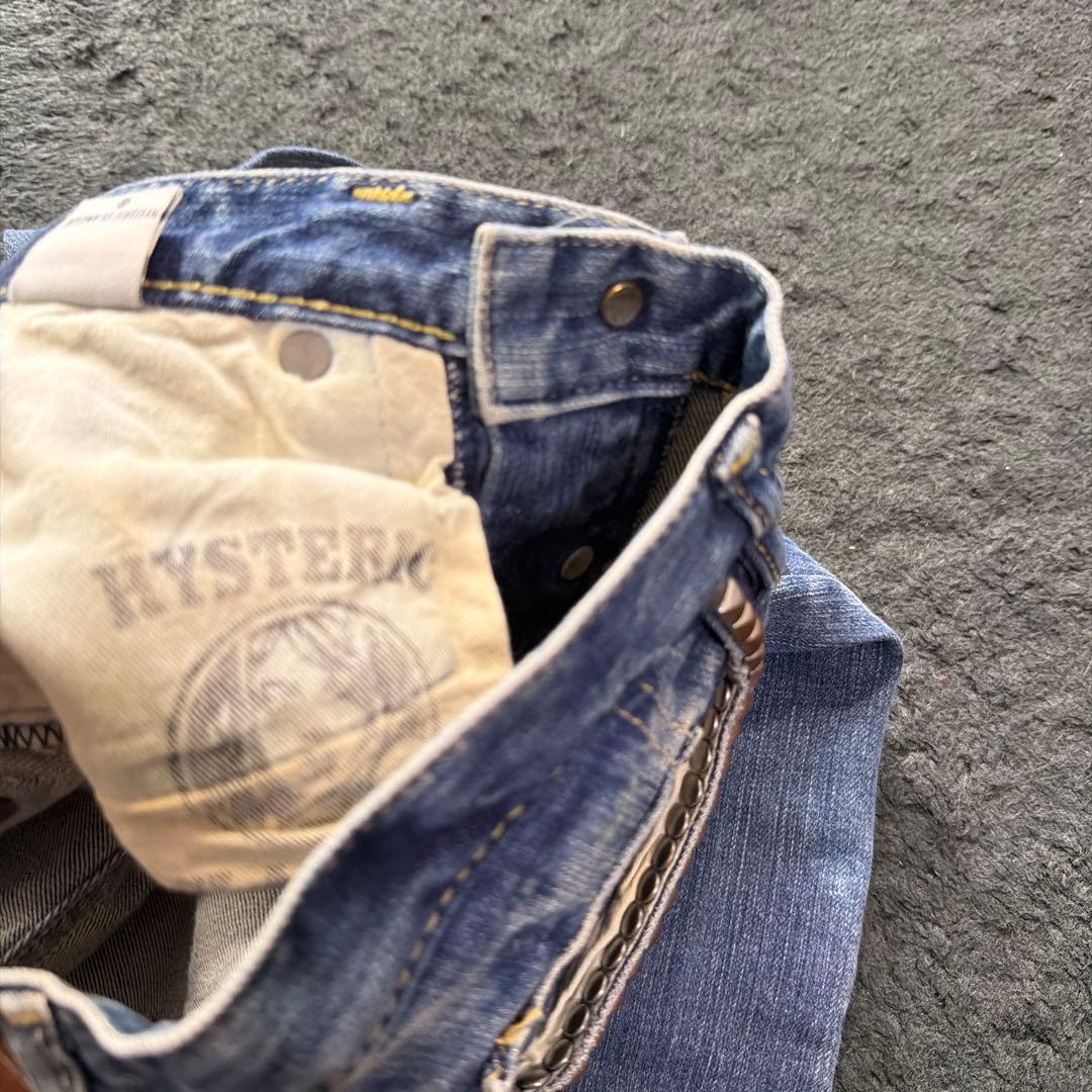 HYSTERIC GLAMOUR パッチワークデニム バンテージ風 ヒス Y2K