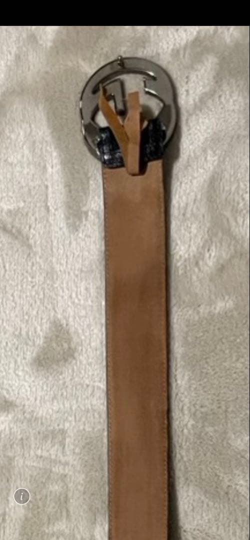 Gucci ブラック ベルト GGロゴ