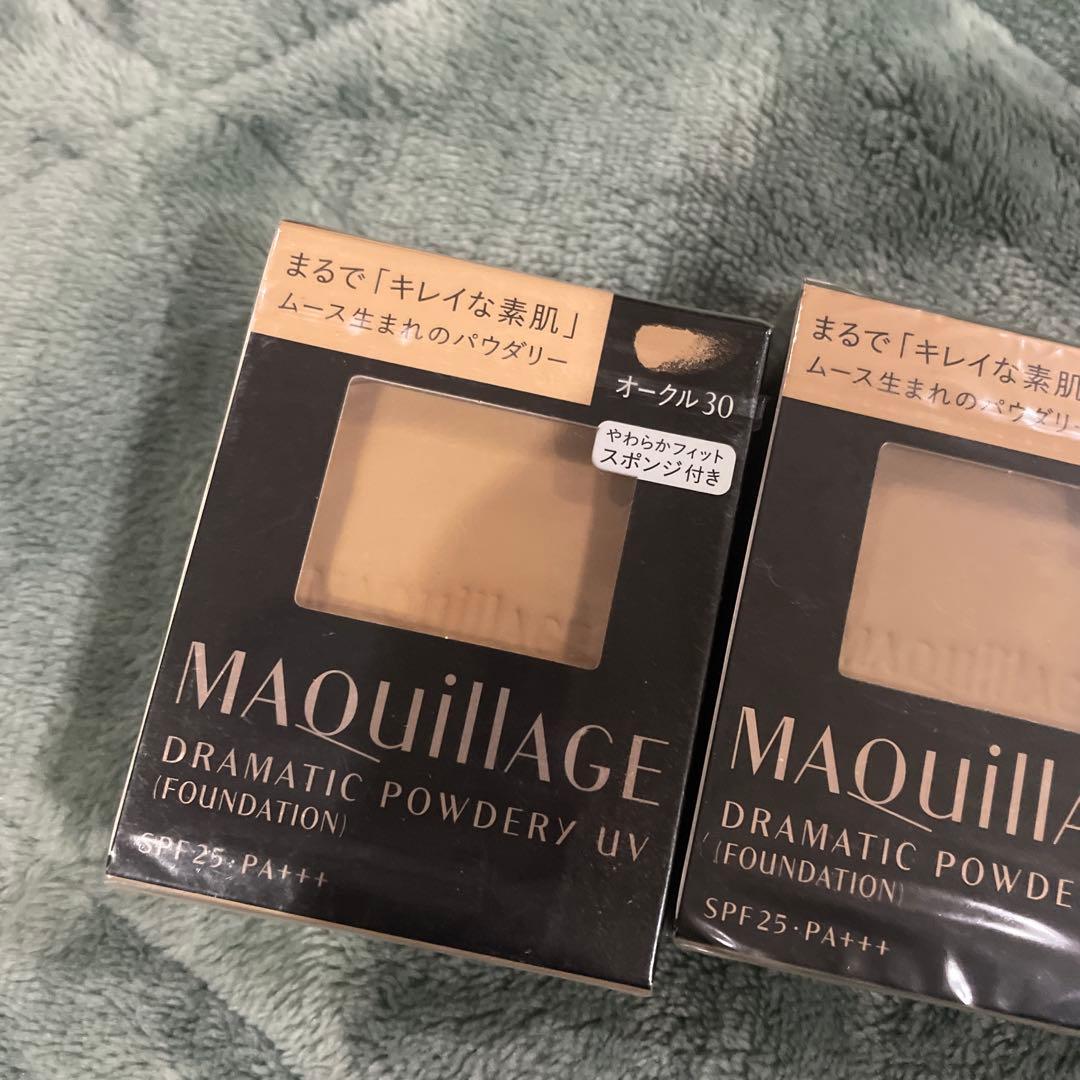MAQuillAGE Dramatic Powdery UV オークル30