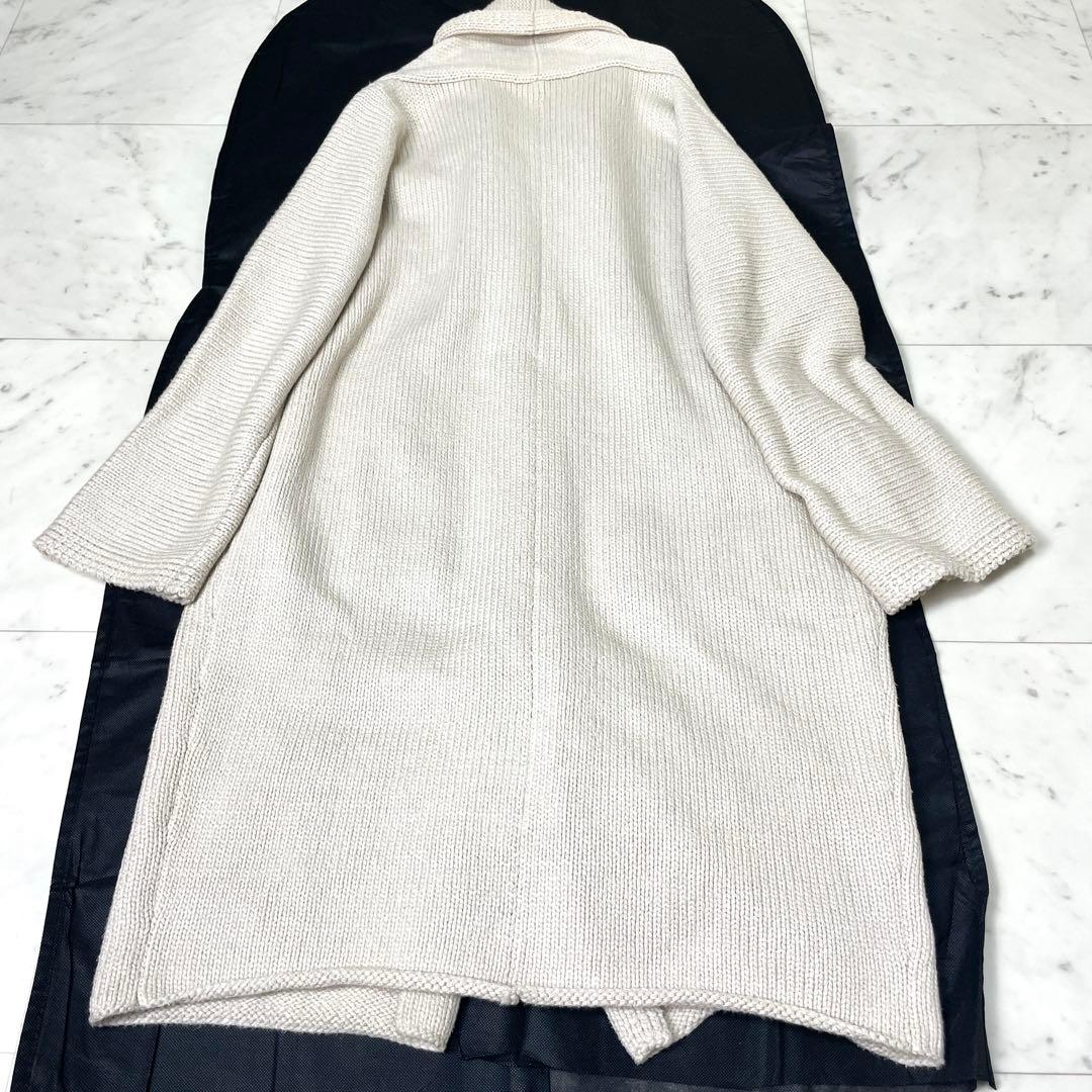 専用【美品】デイジーリン エンジェルヘアコットン ロングカーディガンLアイボリー