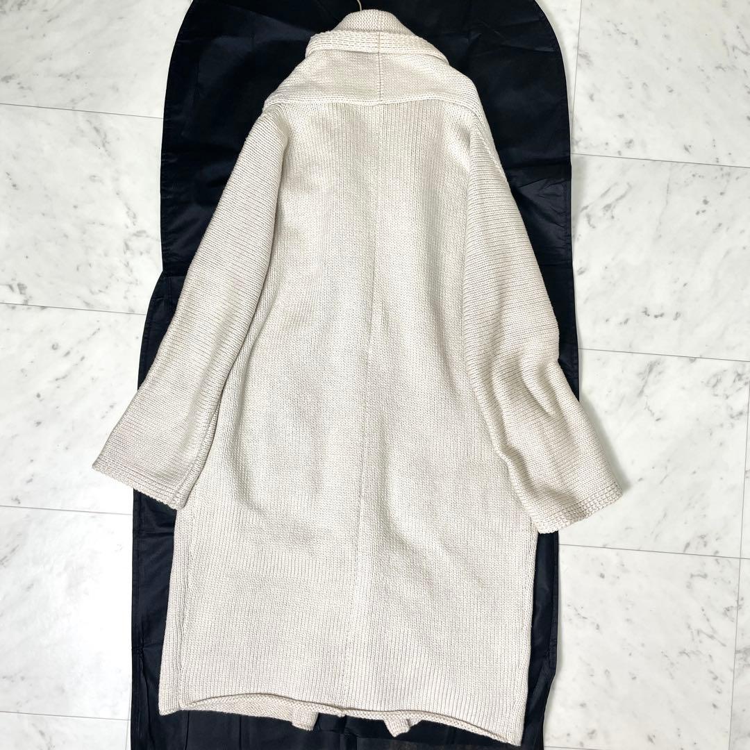 専用【美品】デイジーリン エンジェルヘアコットン ロングカーディガンLアイボリー