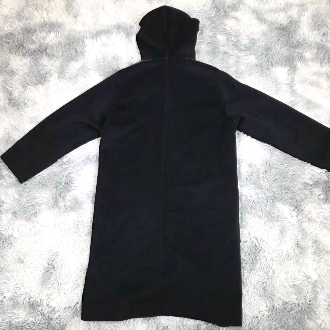 Max Mara マックスマーラ ウール×カシミヤ フード コート 562