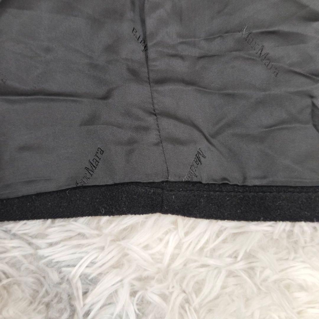 Max Mara マックスマーラ ウール×カシミヤ フード コート 562