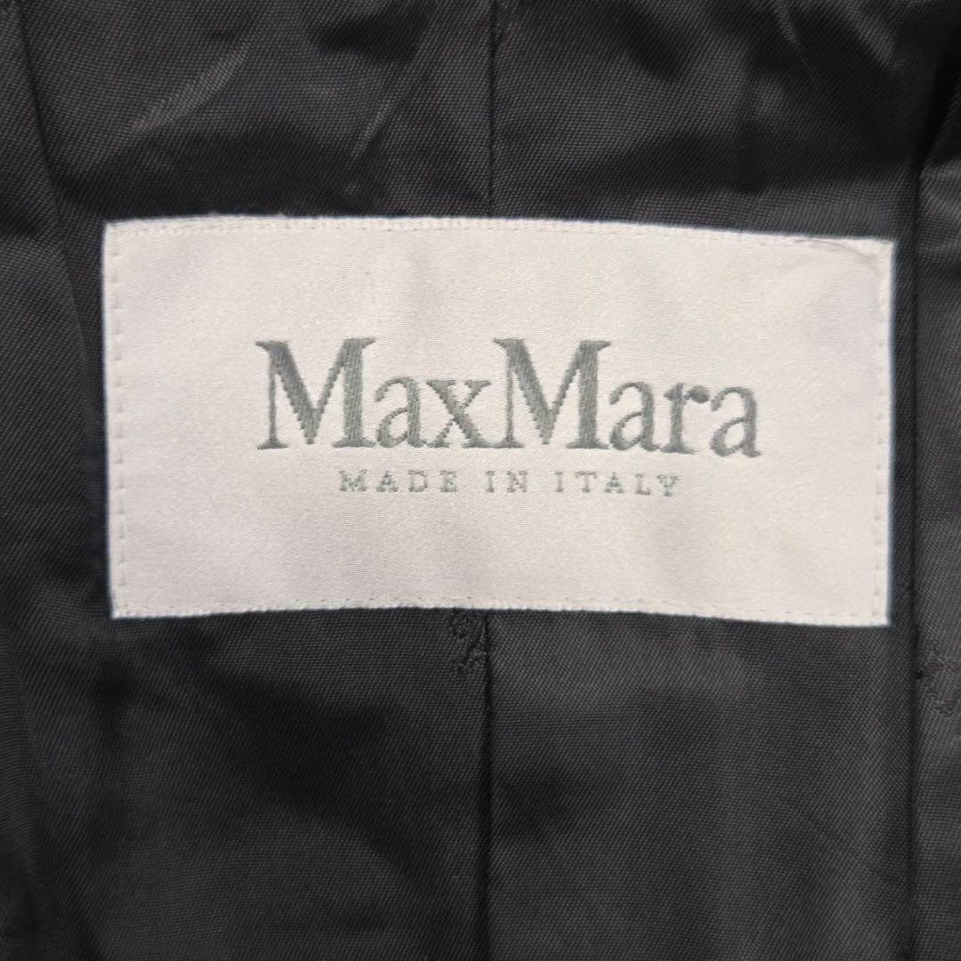 Max Mara マックスマーラ ウール×カシミヤ フード コート 562