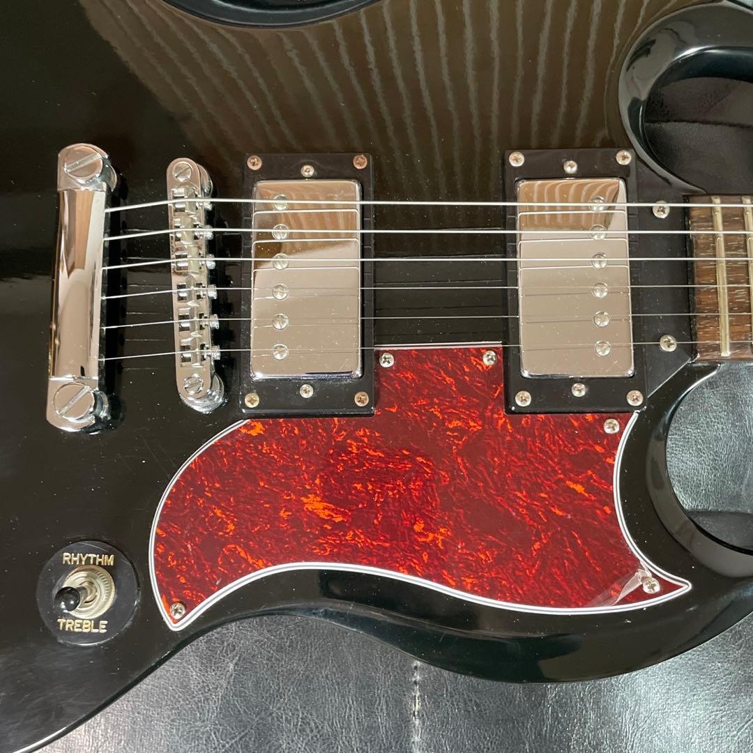 Epiphone SG 鼈甲 BLACK GROVER PEGグローバー