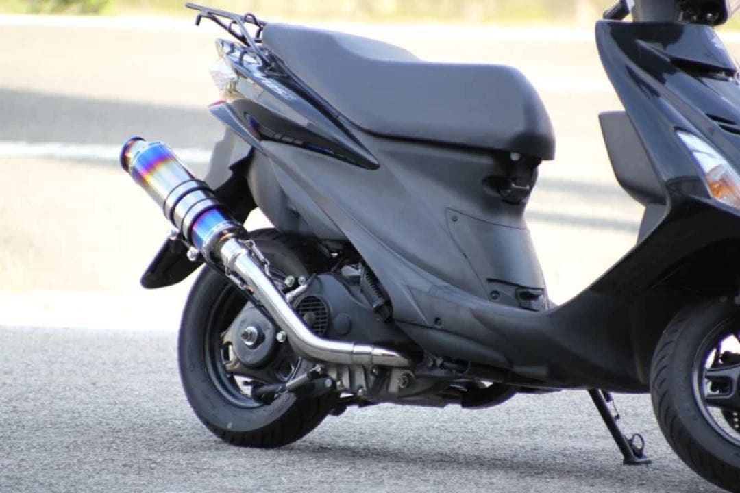 専用アドレスV125S CF4MA O2対応SSB ブルーマフラー